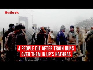 4 people die after train runs over them in UP’s Hathras