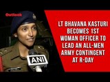 Lt Bhavana Kasturi becomes 1st woman officer to lead an all-men Army contingent at R-Day