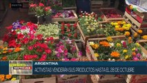 Pequeños productores argentinos realizan verdurazo con precios más accesibles