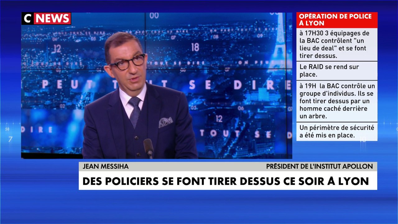 Jean Messiha : «Il existait autrefois une règle chez les bandits qui consistaient à dire : on ne tire pas sur les flics. Aujourd'hui, cela saute, car les policiers ne sont pas assez soutenus moralement»