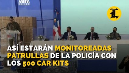 Así estarán monitoreadas las patrullas de la Policía con los 500 car kits que entregó el 9-1-1