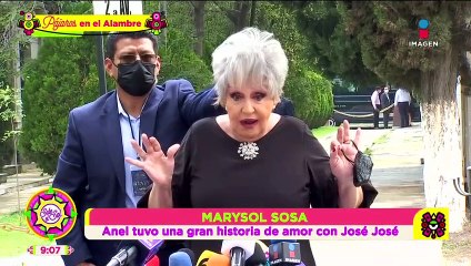 Marysol Sosa responde a la historia de amor entre Anel y Andrés García