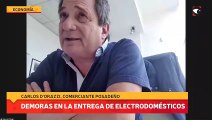 Demoras en la entrega de electrodomésticos corto