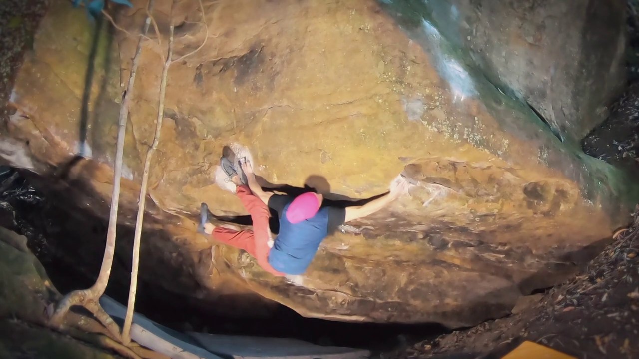 Squatting In a Slitted Trash Bird V11