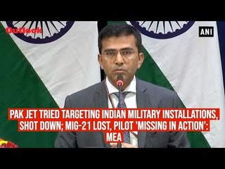 India’s MiG 21, Pilot Missing In Engagement With Pakistan: MEA
