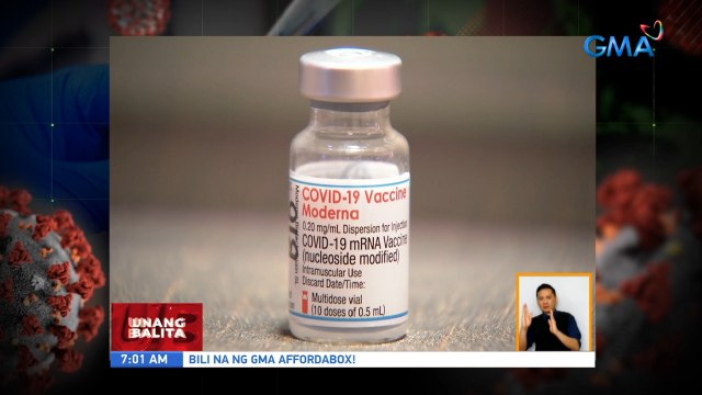 Moderna COVID-19 vaccine, epektibo at ligtas sa mga 6-11 anyos base sa pag-aaral ng kumpanya | UB
