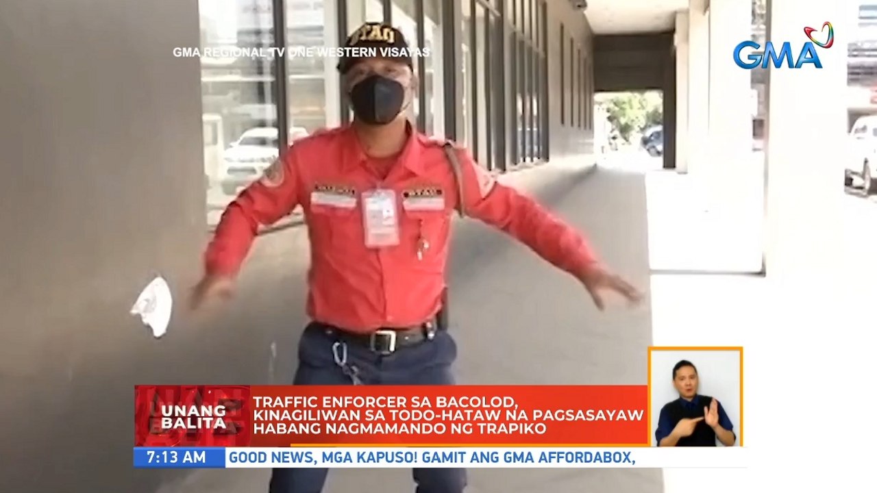 Traffic enforcer sa Bacolod, kinagiliwan sa todo-hataw na pagsasayaw habang nagmamando ng trapiko | UB