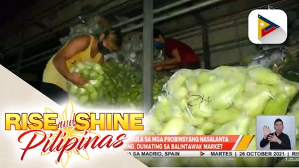 Download Video: Mga truck ng gulay mula sa mga probinsyang nasalanta ng bagyong Maring, dumating sa Balintawak Market