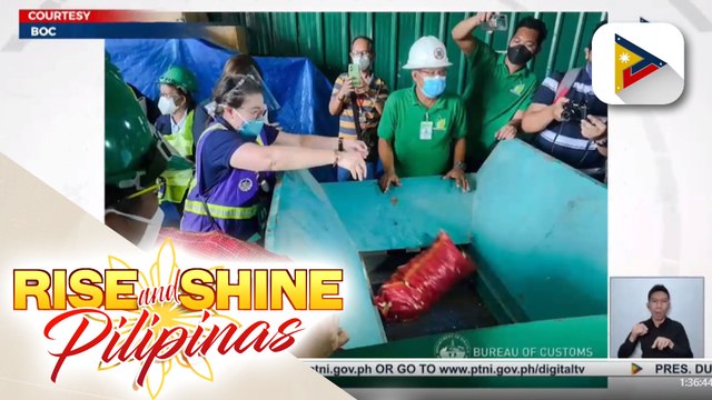 P362-M halaga ng smuggled na agri products, sinira ng BOC