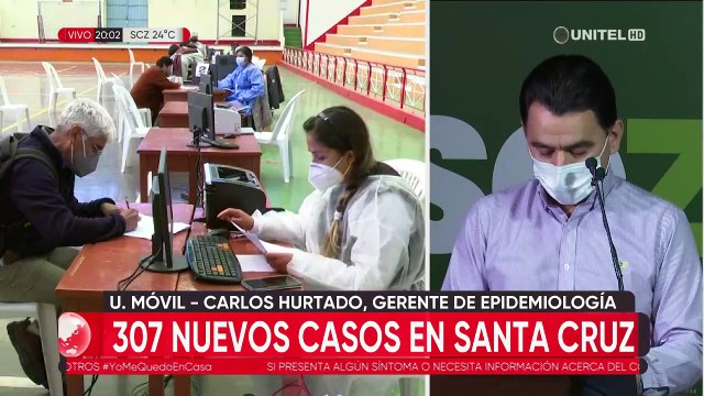 Después de 70 días Santa Cruz vuelve a reportar más de 300 positivos de Covid-19