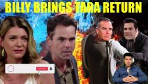 Young And The Restless Spoilers Billy brings Tara back to Genoa, many of Ashland's secrets revealed