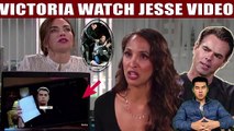 Young And The Restless Spoilers Victoria panics after watching Jesse Gaines' Video, wants a divorce