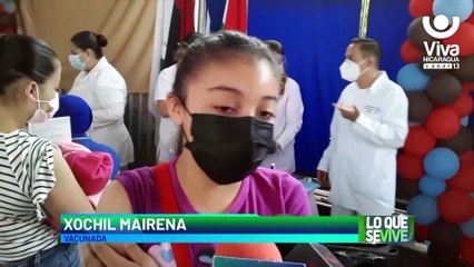 Jinotega: niños y adolescentes se inmunizaron contra la Covid-19