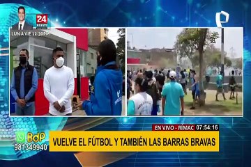 Rímac: barristas implicados en enfrentamiento provendrían de otros distritos
