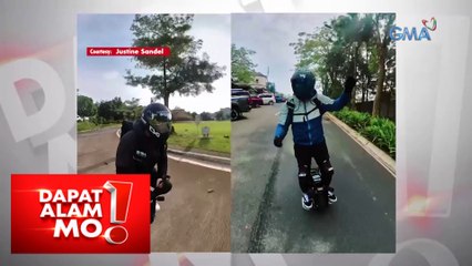 Dapat Alam Mo!: Kakayanin mo bang magbalanse sa electric unicycle?