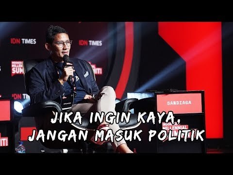 IMS 2020 : Sandiaga Uno - Jika Ingin Kaya, Jangan Masuk Politik