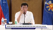 Duterte tells local execs: Convince your constituents to get COVID-19 shot or face sanctions
