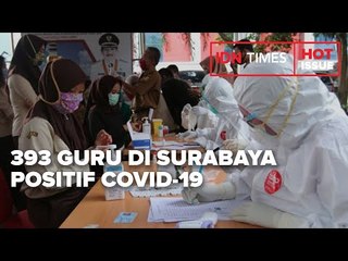 393 GURU DI SURABAYA POSITIF COVID 19 USAI TES SWAB MASSAL
