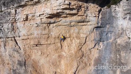 Como subir montañas sin cansarse-rapel asistido.