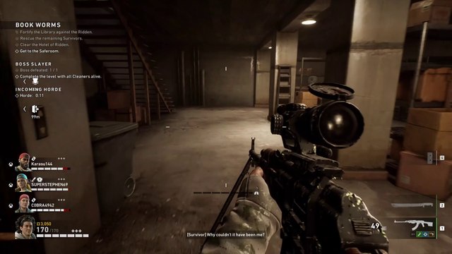 Back 4 Blood - where to find the secret bonus on Book Worms (zombie survival video game available on Xbox Series X|S, Xbox One, PlayStation®5, PlayStation®4, PC)