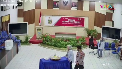Detik-detik Kapolres Nunukan Aniaya Anak Buahnya