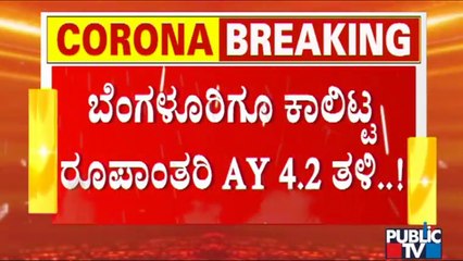 New Delta Variant AY.4.2 Detected In Bengaluru