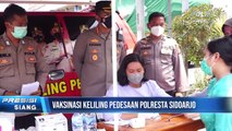 Kapolresta Sidoarjo Pantau Vaksinasi Pedesaan dan Edukasi Prokes di Wilayah Porong