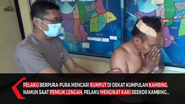 Maling Kambing Babak Belur Diamuk Warga Probolinggo