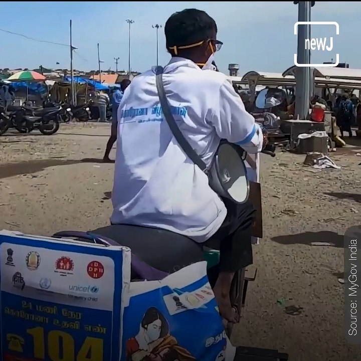 Living Miracle - Disabled Man From Chennai Helps Covid Patients