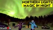 'Captivating Northern Lights fill the Norwegian & Finnish skies with dynamic color '