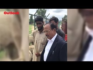 NSA Ajit Doval Visits Anantnag, Interacts With Cattle Traders, Locals