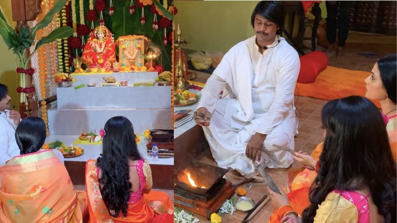 Shubh Laabh- Aapkey Ghar Mein Starcast performing Laxmi Pooja on the sets | FilmiBeat