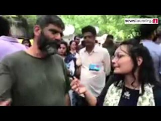 Newslaundry speaks to Siddeshwar at #NotInMyName protest
