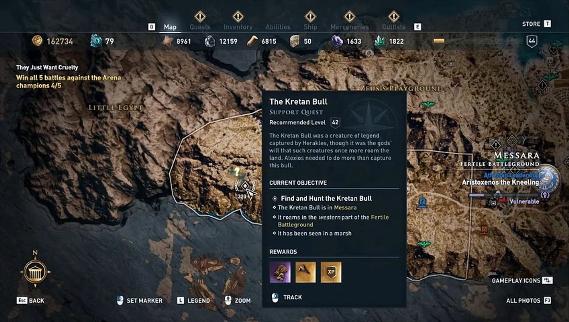 ⁣Assassin vs Kretan Bull (Legendary beast)