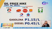 Oil price hike, ipinatupad ngayong araw ng ilang oil firms | BT