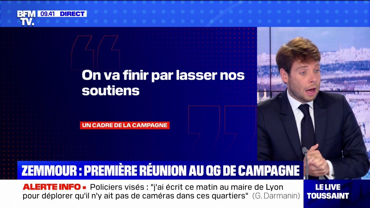 Éric Zemmour: première réunion dans son QG de campagne