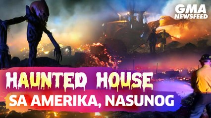 Haunted House sa Amerika, nasunog | GMA News Feed