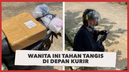 Kiriman Paket Album Foto Nikahan Tak Sesuai Harapan, Wanita Tahan Tangis di Depan Kurir