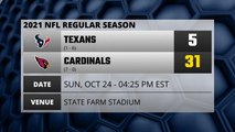 Texans @ Cardinals Game Recap for SUN, OCT 24 - 04:25 PM EST