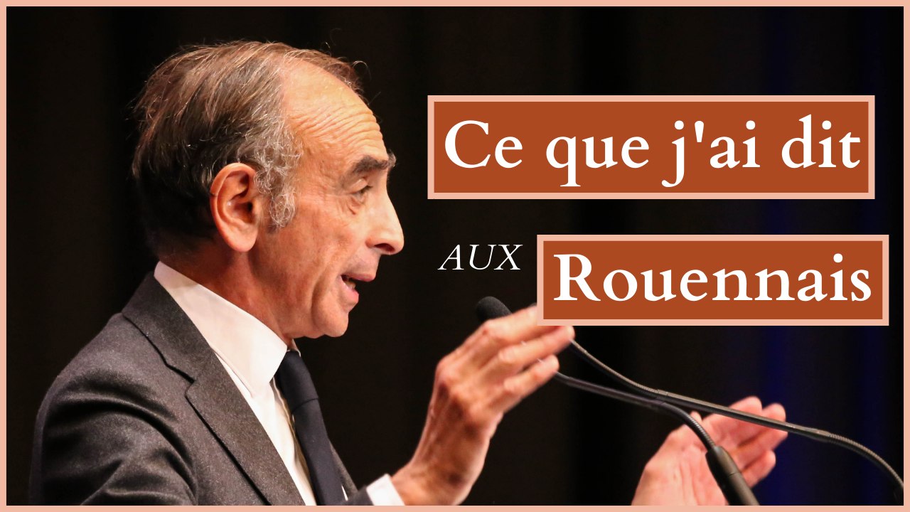 Zemmour en conférence à Rouen