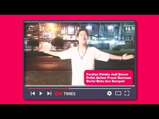 YouTuber Ferdian Paleka Jadi Buron Polisi Akibat Prank Bantuan Berisi Sampah