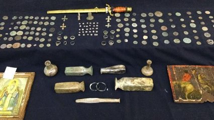 İSTANBUL'DA ELE GEÇİRİLEN 278 ADET TARİHİ ESER SERGİLENDİ