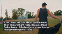 The Rules of The Javelin Throw — David Parker Javelin