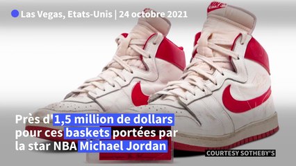 Des baskets de Michael Jordan vendues près d'1,5 million de dollars