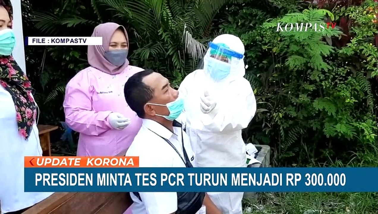 Presiden Joko Widodo Minta Harga Tes PCR Turun dan Berlaku 3x24 Jam