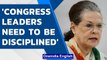Sonia Gandhi asks Congress leaders to maintain unity amid infighting in state units | Oneindia News