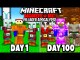 I Survived 100 Days in a PILLAGER APOCALYPSE in Hardcore Minecraft…