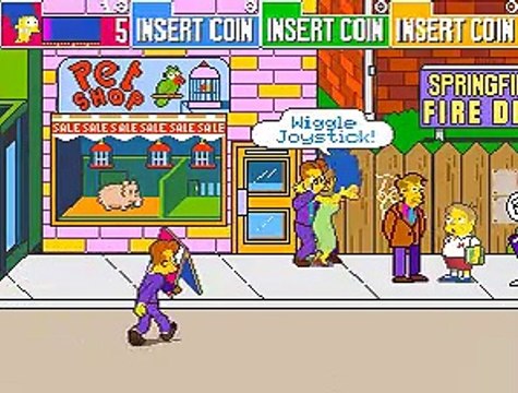The Simpsons : Arcade Game (4 Players Version) online multiplayer - arcade