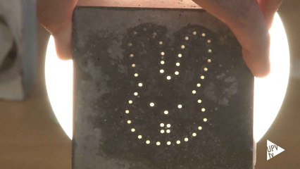 Hormigón translúcido en la Universidad Politécnica de Valencia.