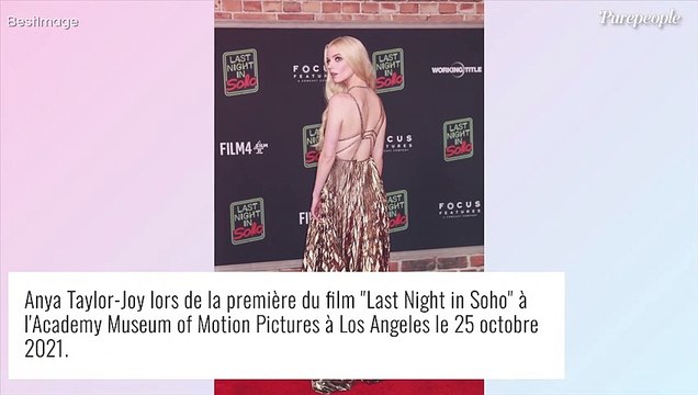 Anya Taylor-Joy sublime dans sa robe dos-nu Christian Dior, décolleté vertigineux